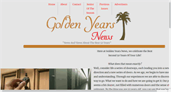 Desktop Screenshot of goldenyearsnews.com